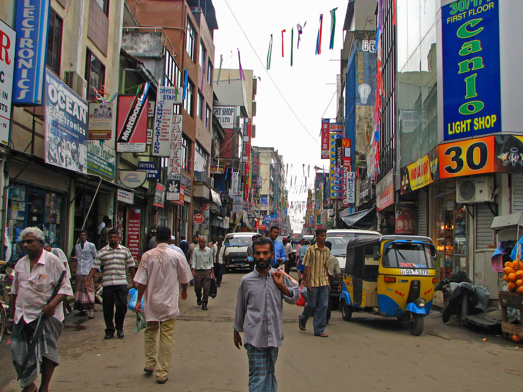 Busy streets in Pettah