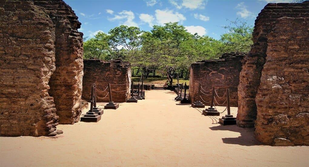 Ancient ruins of Parakramabahu Palace