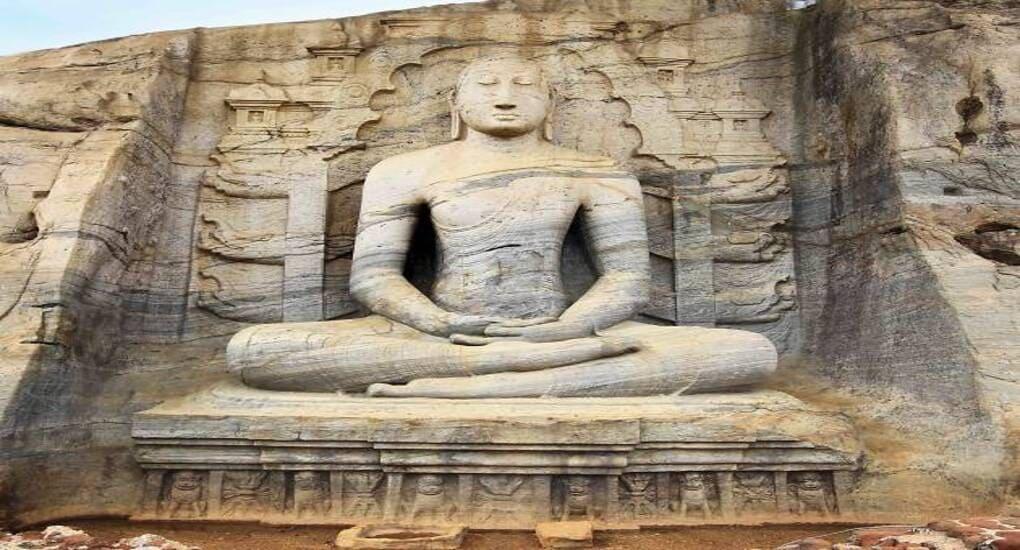 Seating position of Lord Buddha